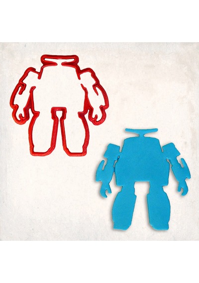 Robocar Poli Kurabiye Kalıbı Şekillendirici Kopat KIrmızı