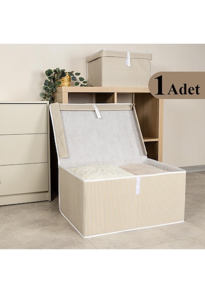 Pazar Kapısı Çok Amaçlı Düzenleyici Kutu Mega Kahverengi 60x40x30cm Kahverengi