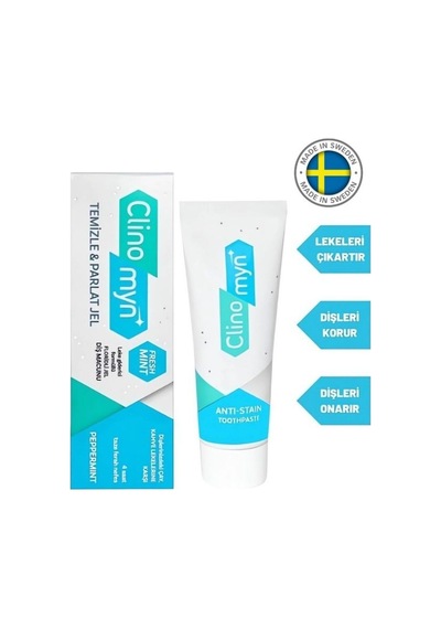 Clinomyn Fresh Mint Temizleme Parlatma Jel Diş Macunu 75 Ml