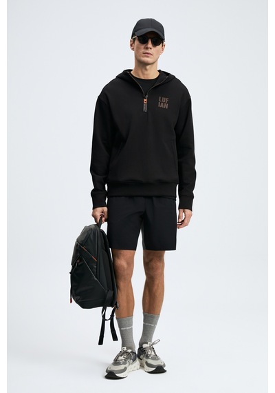 Lufian Grayson Erkek Sweatshirt Siyah Siyah 112030216100100