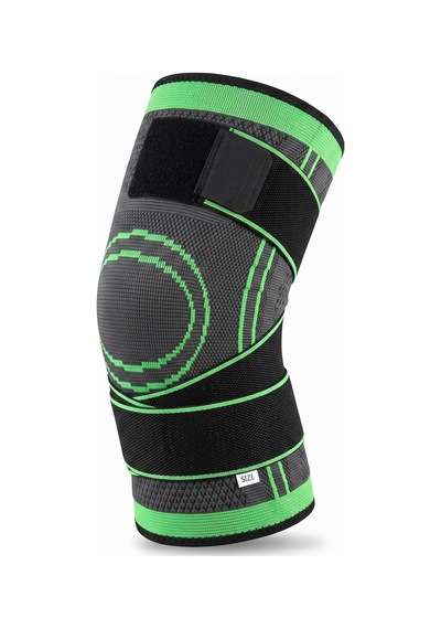 Hsport Elastik Dizlik Neopren Kumaş Fitness Voleybol Basketbol Tenis Sporcuları İçin Koruyucu Diz Destek Bandajı 28 Cm Kısa