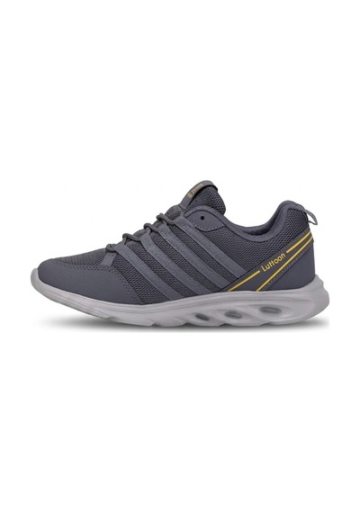 Elit Asprt4138 Erkek Klasik Sneaker Koyu Gri