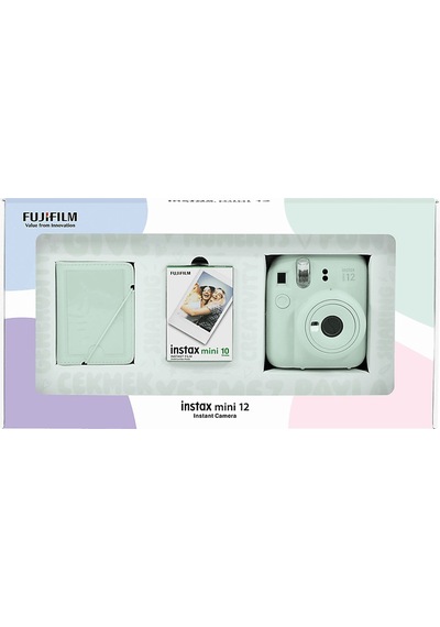 Instax Mini 12 Eko Bundle Box Anlık Fotoğraf Makinesi