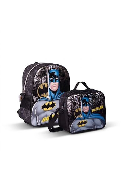 Batman Anaokulu Çanta Seti Siyah