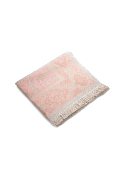 Lüks Açık Renk Osmanlı Tafta Seccade - 0210 - Pembe Renk