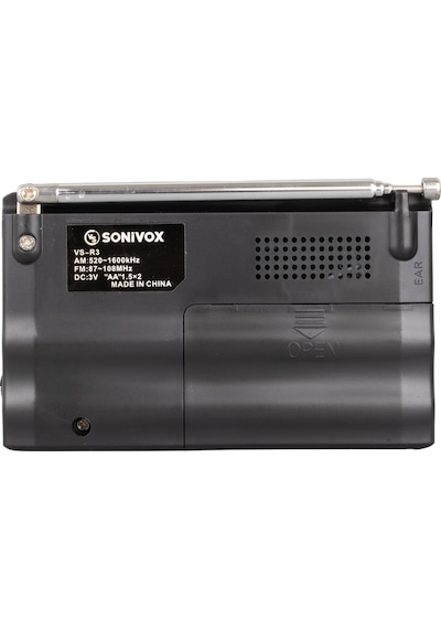 Sonivox VS-R3 Mini Fm Radyo Siyah