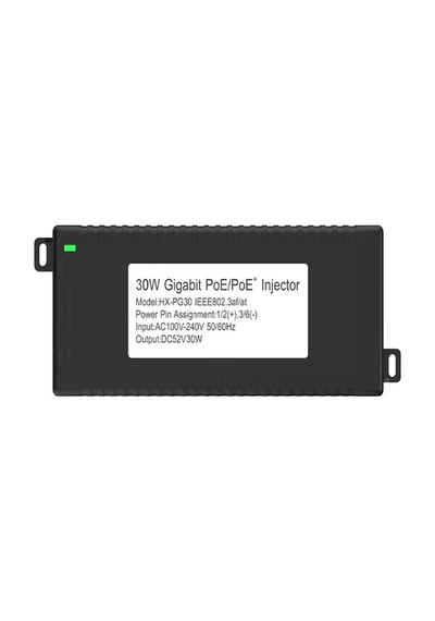 Anunnaki An1030 Gigabit Poe Injector 30w 1000mbps Ieee802.3af/at Ip Kamera Network Güç Adaptörü