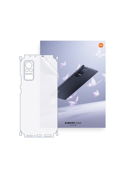 Xiaomi Civi Uyumlu Fullbody Arka Kaplama Hidrojel Koruyucu Film 04737402
