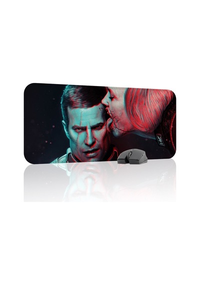 Wolfenstein Kaymaz Dikişli Kauçuk Oyuncu Mousepad V3 - 70x30 Xl Gaming Mouse Pad Fare Altlığı