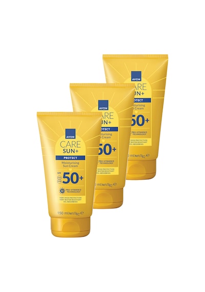 Sun+ Protect Nemlendirici Güneş Kremi Spf50+ 150 Ml. Üçlü Paket