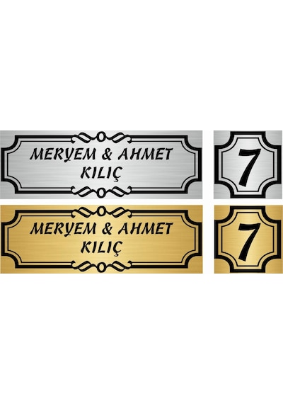 Kapı İsimliği Ve No