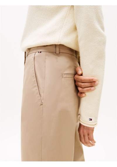 Tommy Hilfiger Co Slım Straıght Chıno Kadın Bej Pantolon - Ww0ww40504 Bej