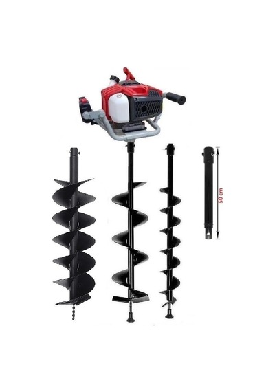 Gardenpro EA52P Toprak Burgu Makinesi Seti