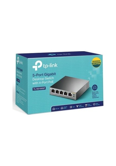 Tp Link 5 Port 10/100/1000 Mbps Switch 4 Port Poe Tl Sg1005P Tp Link 5 Port 10/100/1000 Mbps Switch 4 Port Poe Tl Sg1005P