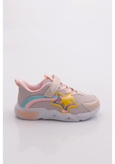 Marco Kids 03-26y316 Çocuk Filet Işıklı Spor Ayakkabı Pembe