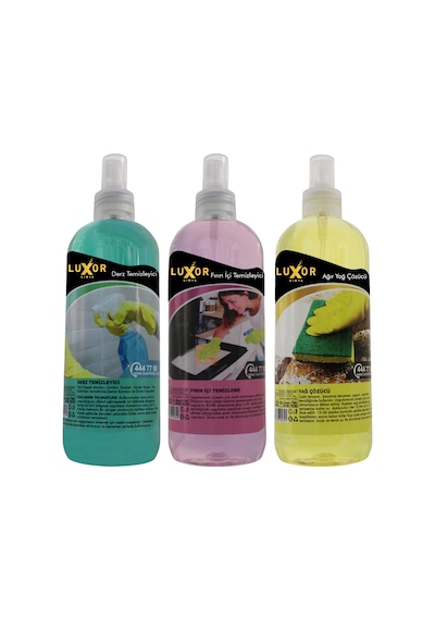 Luxor Kimya Derz - Fırın İçi - Ağır yağ Temizleyici 3x400 Ml