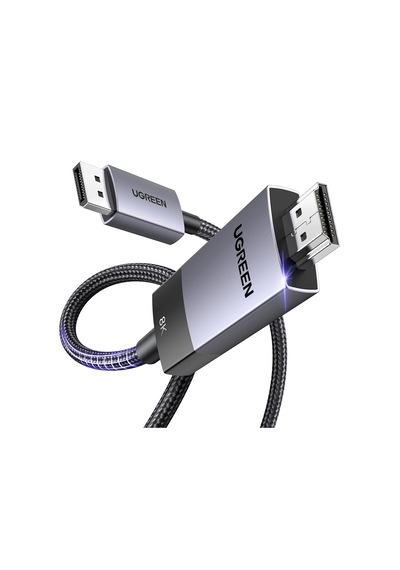 8k 60hz Displayport 1.4 To Hdmı 2.1 Örgülü Kablo, 1m, 80395 Diğer