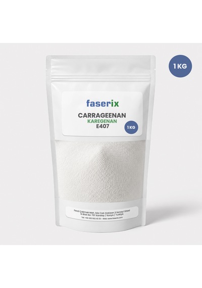 Carrageenan / Karegenan E407 Kıvam Artırıcı Ve Jel Oluşturucu Gıda Katkısı 1kg