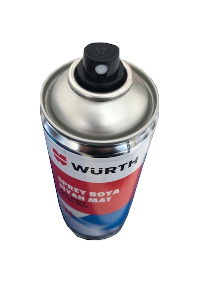 Würth Sprey Tampon Boyası Siyah Mat 400 Ml N11.781