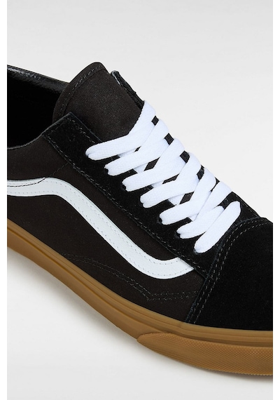 Vans Erkek Old Skool Sneakers - Siyah Siyah