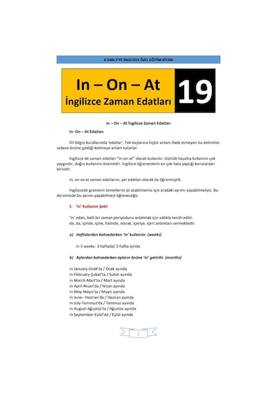 Süper Ötesi İngilizce Pdf Eğitim Seti 4444 Sayfa