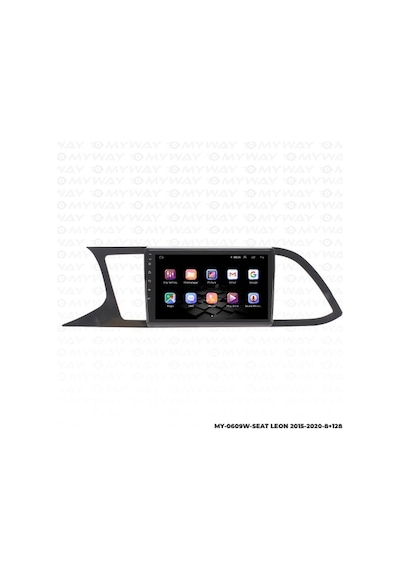 Myway Seat Leon Android Multimedya Carplay Navigasyon Ekran - 8gb Ram+128 Gb Hdd - Myway