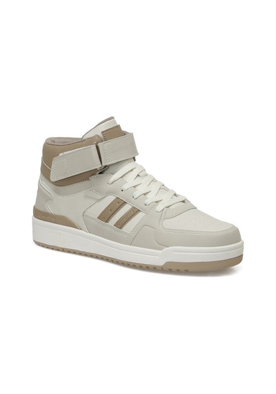 Kinetix Wılmo Pu Hı W Ekru Kadın High Sneaker Bej-a Kahve-karamel