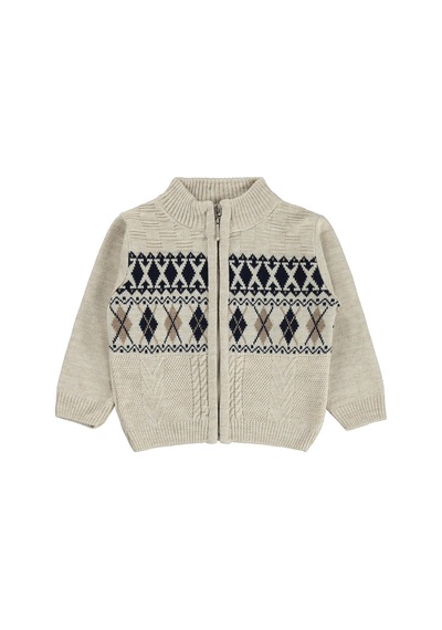 Civil Baby Desenli 6-18 Ay Takım - Bej