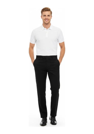UKİ Uki Siyah Comfort Fit Klasik Pantolon