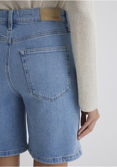 Mavi - Eliana Casual Açık Mavi Jean Şort 1411221-89750 Açık Mavi Mavi - Eliana Casual Açık Mavi Jean Şort 1411221-89750 Açık Mavi