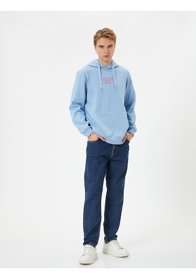 Koton Arkası Baskılı Hoodie Uzakdoğu Temalı Kanguru Cep Detaylı Mavi 4wam70253mk Mavi Koton Arkası Baskılı Hoodie Uzakdoğu Temalı Kanguru Cep Detaylı Mavi 4wam70253mk Mavi