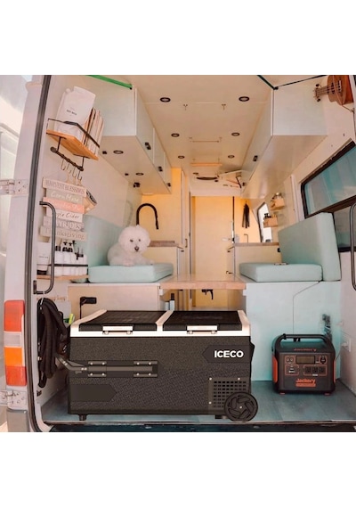 Iceco K95d 12/24volt 95lt Akülü/kablolu/ Çift Bölmeli Kompresörlü Outdoor Oto Buzdolabı/dondurucu A