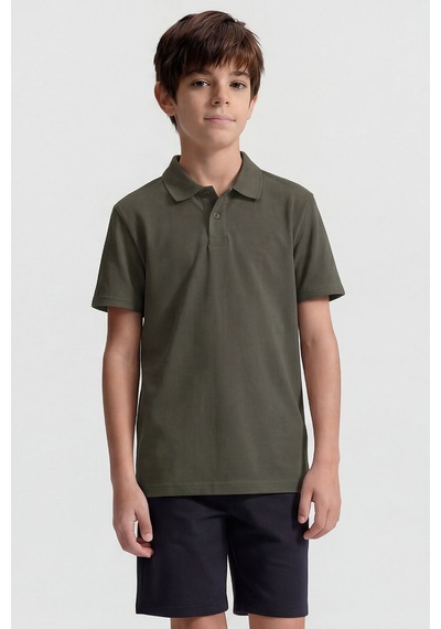 Tommy Life Standart Fit Basic Polo Yaka 5li Paket Unisex Çocuk T-shirt - 11330 Çok Renkli