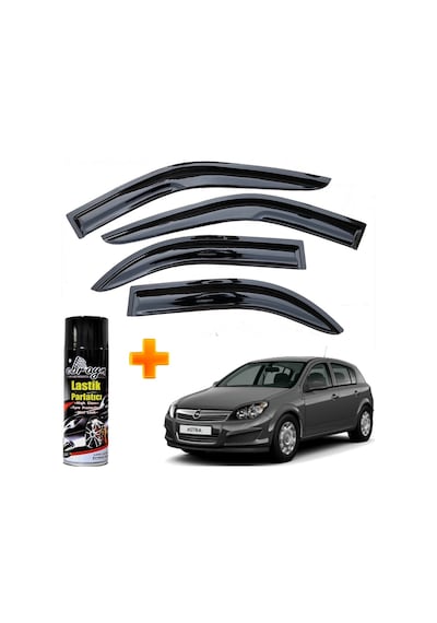 Opel Astra H Hb Mügen Cam Rüzgarlığı 2004-2015 Arası 4 Lü Takım +500ml Lastik Parlatıcı
