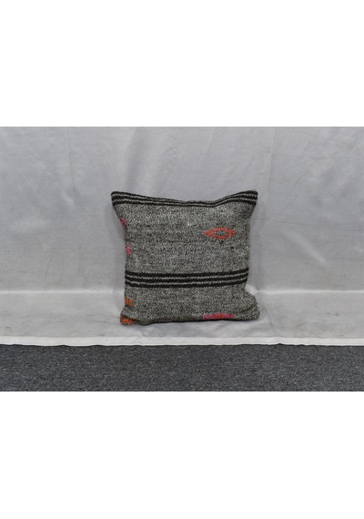 Zehra Abla Halı Yeni El Dokuma Dekoratif Kilim Kırlent Yastık Kılıfı 6015
