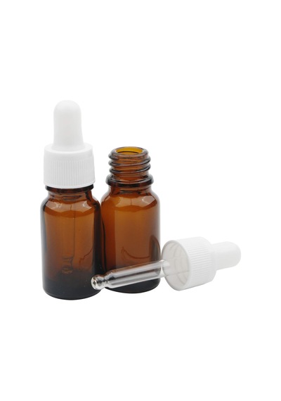 10 Ml Amber Mini Cam Damlalık Şişeler, 1/3 Oz Yeniden Doldurulabilir Cam Göz Damlalıklı Örnek Şişe Uçucu Yağlar Örnek Seyahat İçin 8 Paket