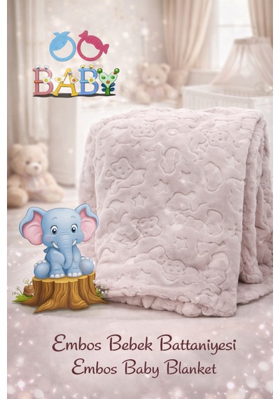 Welsoft Premium Bebek Battaniyesi 100x120 CM Özel Çantası İle Hediye İçin Uygundur Gri