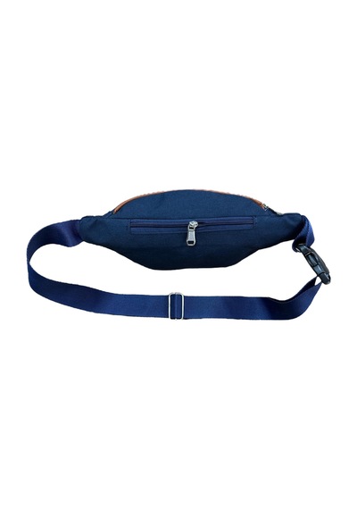 Monte Lui Unisex Kanvas Kumaş Bel Ve Çapraz Çanta Lacivert