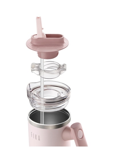 Fika Lumi Döner Kulplu Termos 950 Ml - Pudra-7571 Pembe