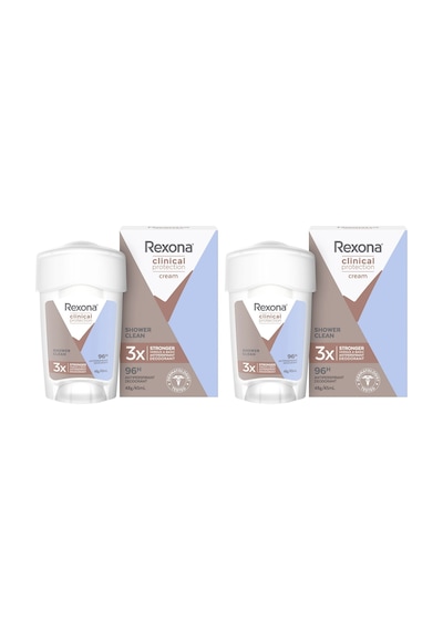 Rexona Clinical Protection Shower Clean Kadın Stick Deodorant 2 x 45 ML