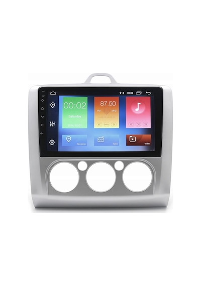 Ford Focus 2 Manuel Klima Android Multimedya Sistemi 4-64 Cadence 2005-2011 +360 Kamera 9"