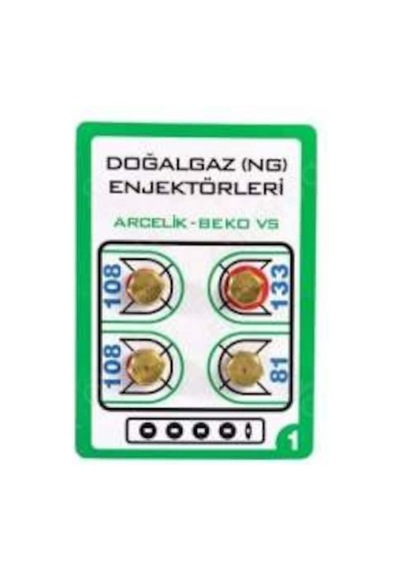 Doğalgaz Enjektör Ocak Dönüşüm Set 7 Lik - 298819307