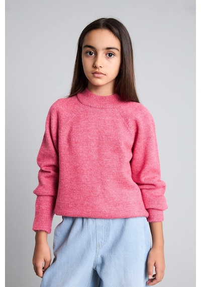 Defacto Reglan Kol Bisiklet Yaka Triko Basic Kazak Kız Çocuk H8406a826aupn86 Pembe-pn86