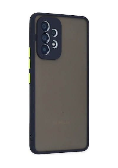 Samsung Galaxy A33 5g Kılıf Montreal Silikon Kapak - Lacivert 0.2M-Çok Renkli