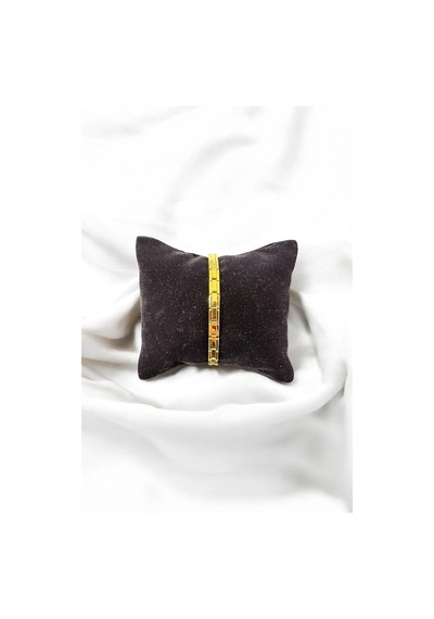 T-blk-17 Gold Paslanmaz İnce Charm Bileklik Gold