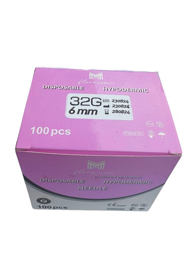 Mezoterapi İğne Ucu 32g 6 Mm 100 Adet / Kutu