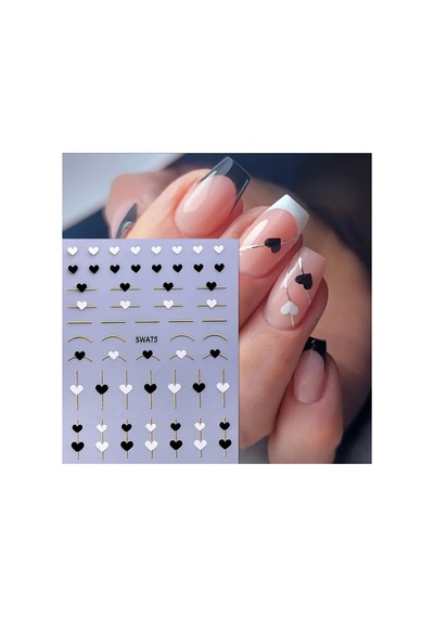 Nailist Heart Sevgililer Günü Özel 14 Şubat Kalpli Tasarım - Tırnak Sticker Nail Art Tırnak Dövmesi 22001163