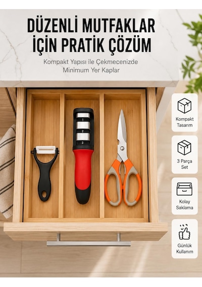 Tr Çok Amaçlı Mutfak Makas Seti Paslanmaz Çelik Ve Ergonomik Tasarım Yeni Nesil