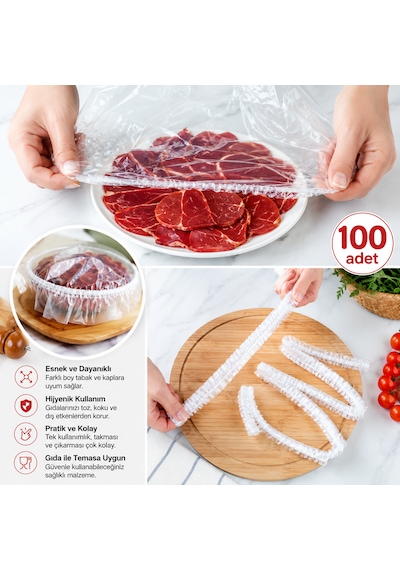 Tabak Bonesi Tazeliği Koruyan Gıda Bonesi 100 Adet