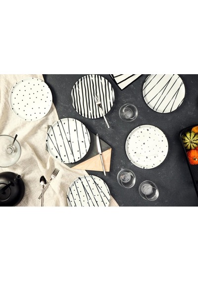 Porland Sidereal 6 Kişilik Pasta Takımı 6 Parça 04ppo000401 Beyaz